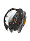 Пластмасов Калъф със Стъкло Black/Orange за Garmin Fenix 8 Solar (51mm)