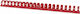 Office Products Капаци За Книговезница Office Products A4 25мм 240 Листа 50 Бр Червени