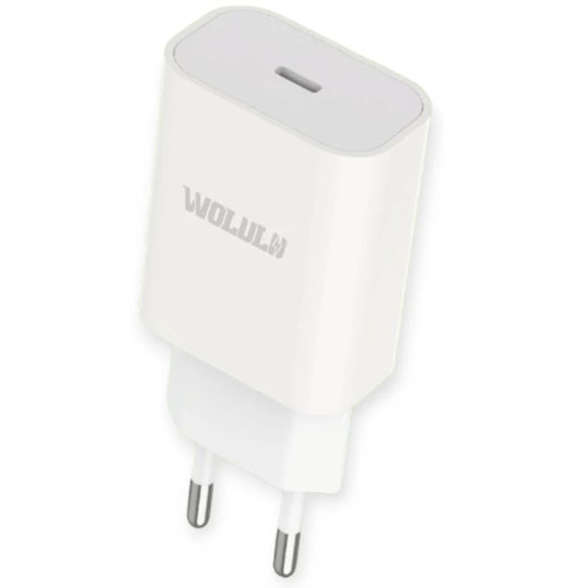 Chengxin Charger Without Cable with USB-C Port 20W Power Delivery Whites (Wolulu)