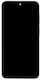 Οθόνη Display + mit Touch-Mechanismus und Rahmen für Samsung A556B Galaxy A55 5G (Schwarz)