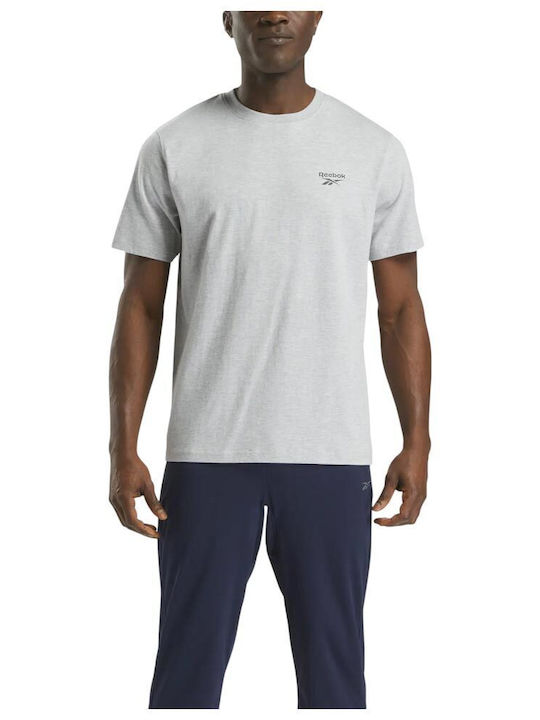 Reebok Small Logo T-shirt Light Grey Marl