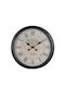 Wall Clock Plastic Antique Brown Beige 58x8x58cm 813-30039 Estheti