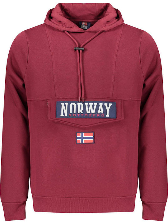 Sweatshirt with Hood Purple