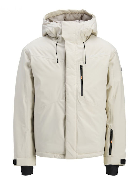 Jack & Jones Men's Ski & Snowboard Jacket Silve...