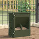 vidaXL Hamster olive Feeder with Capacity 3kg 2...