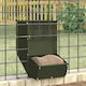 vidaXL Hamster olive Feeder with Capacity 1.5kg...