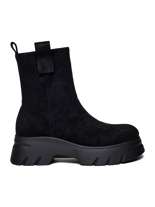 Stiefeletten Damen Schwarz