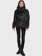 Damen Puffer Jacke für Winter Black