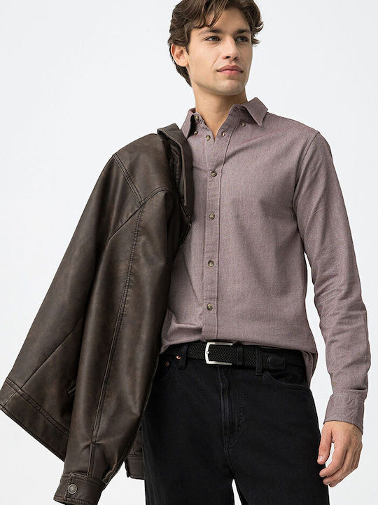 Tiffosi Long-sleeved Shirt Burgundy