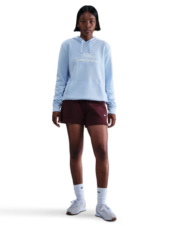Nike Women's Hooded Sweatshirt Blue