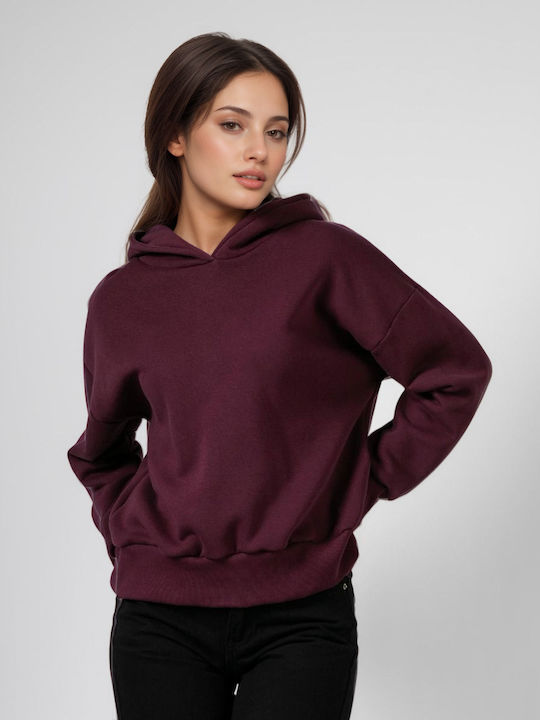 Damen Sweatshirt Kapuzen Damask