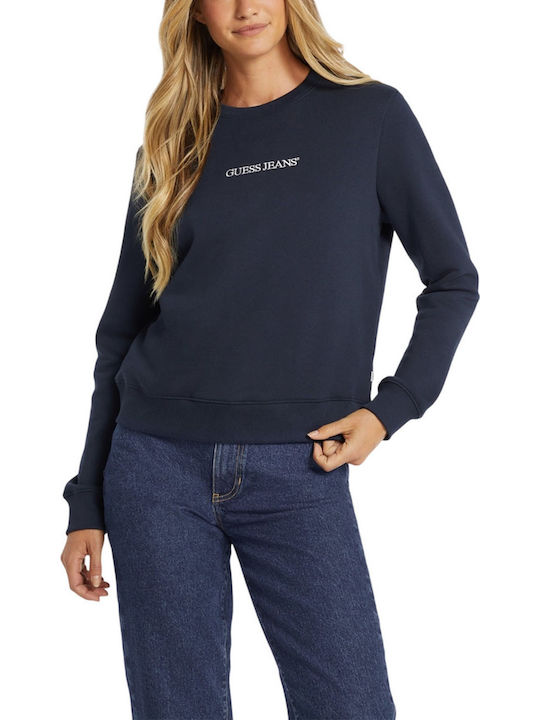 Guess Γυναικείο Φούτερ Navy
