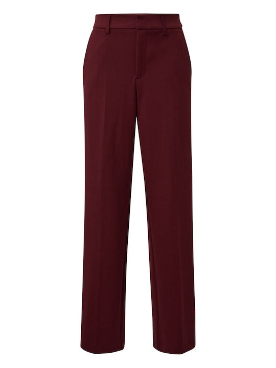 s.Oliver Label Дамско Текстил Панталон Burgundy