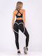 Training Women's Long Firming High Waist & Push Up Black Leggings