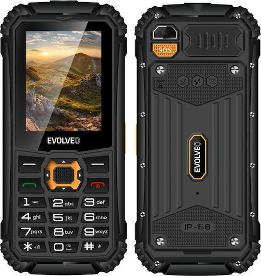 Evolveo StrongPhone Q1 Dual SIM Resistant Mobile with Buttons Black