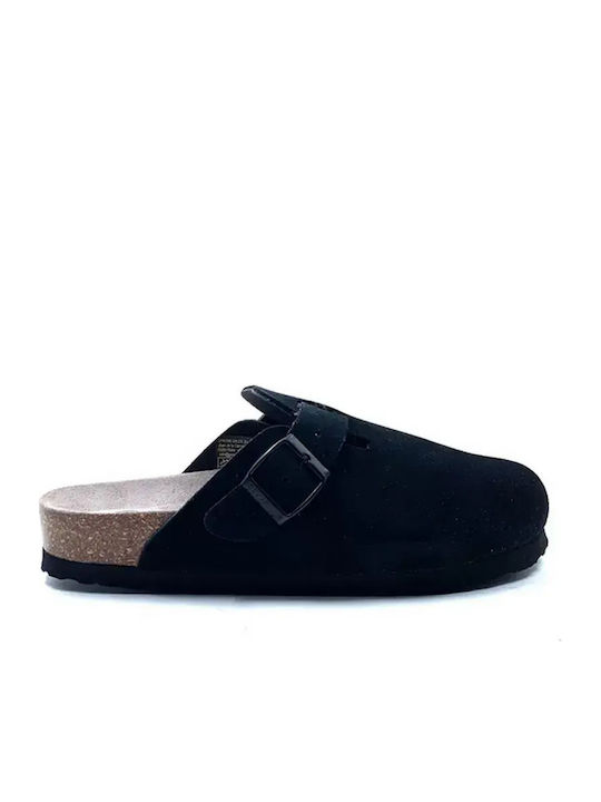 Genuins Leather Anatomic Black Sandals