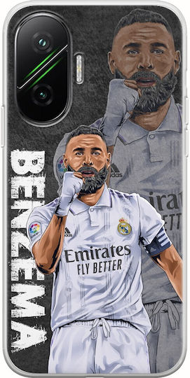 Football Stars Karim Benzema Xiaomi Poco F7 5G Flexible TPU Transparent Silicone