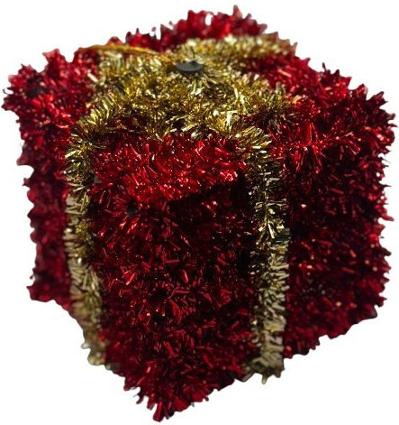 Panora Decorative Gift Tinsel Red 8.5cm