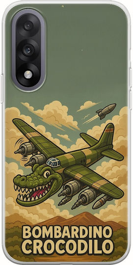 Brainrot Bombardino Krokodil OnePlus Nord 5 5G Flexible TPU Durchsichtige Silikonhülle