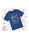 Kinderoberteile T-Shirt Blau Bombardiro Krokodil KP_30865_tshirt-kid-blau