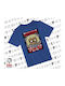 Kinderoberteile T-Shirt Blau Iron Maiden (eddie) KP_31084_tshirt-kid-blau