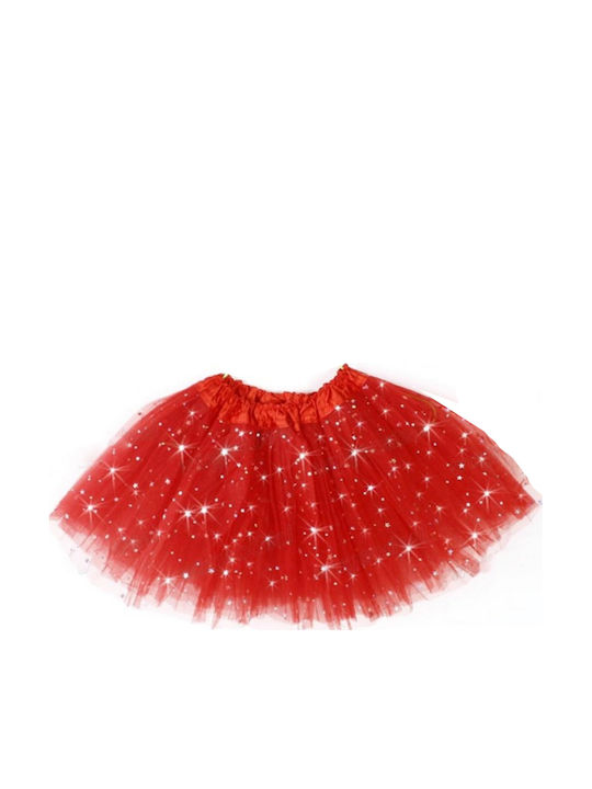 Kids Tulle Tulle Red Skirt