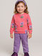Kids Sweatpants Set Coral