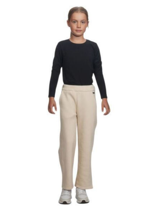 Joyce Pantaloni De Trening Bej Casual Pentru Copii