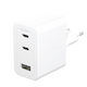 Empower by PanzerGlass Charger Without Cable with USB-A Port and 2 USB-C Ports 70W Power Delivery Whites (Empower)