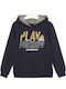 Kids Sweatshirt with Hood and Pockets Dark Blue