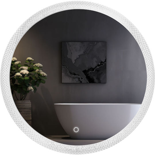 Tutumi Кръгло Банско Огледало LED 60x60см