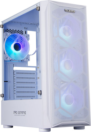 ProGaming Desktop PC Alb Diamant (i7-9700/32GB DDR4/2TB SSD/Radeon RX Vega 56/W11 Home)