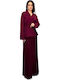 Set with Maxi Skirt Burgundy