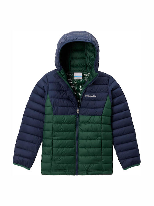 Columbia Kinder Freizeitjacke mit Kapuze Grün P...