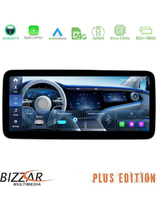 Bizzar Auto-Audiosystem für Mercedes-Benz CLS Klasse 2010-2017 (Bluetooth/USB/AUX/WiFi/GPS/Apple-Carplay/Android-Auto/Notenblätter) mit Touchscreen 10.25"