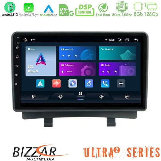 Bizzar Car Audio System for Opel Zafira / Zafira Tourer 2012-2016 (Bluetooth/USB/WiFi/GPS/Apple-Carplay/Android-Auto) with Touch Screen 9"