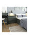 Comoda pentru Dormitor cu 3 sertare Matte Gray 60x35x57buc