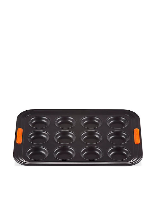 Le Creuset Formă de Patiserie pentru Cupcakes/Muffins din Silicon 12 Locuri 1buc
