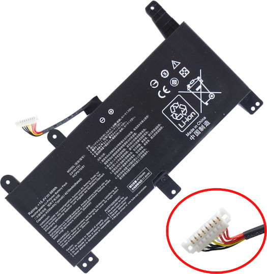 15.4v Съвместима Батерия за Asus ROG Asus ROG Strix G732LV, G732LWS, G732LW, G731GU, G731GV, G731GW, G712LWS, G712LW, G712LU, G712LV с 4335mAh
