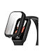 Silikonhülle in Schwarz Farbe für Xiaomi Redmi Smart Band 2, Xiaomi Smart Mi Band 8 Active