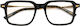 Gast Vega Gold Vg01 Unisex Square Prescription Eyeglass Frames Black-Gold