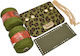 Glamour Cap Kit 25cm Pony Skin Green Metallic Accessories Thread Capri 600g Light Khaki