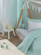 Palamaiki Baby Sheet Crib Cotton Fitted Blue 70x140cm