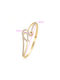 Chrysothemiss Brățară Pentru Femei Golden Whim Design Cu Zircon Alb