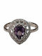 Flavus Damenring Silber Zirkon Silver 925