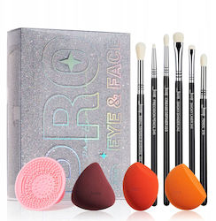 Jessup Beauty Set Cu Pensule Pentru Umbra De Ochi 10 Bucăți