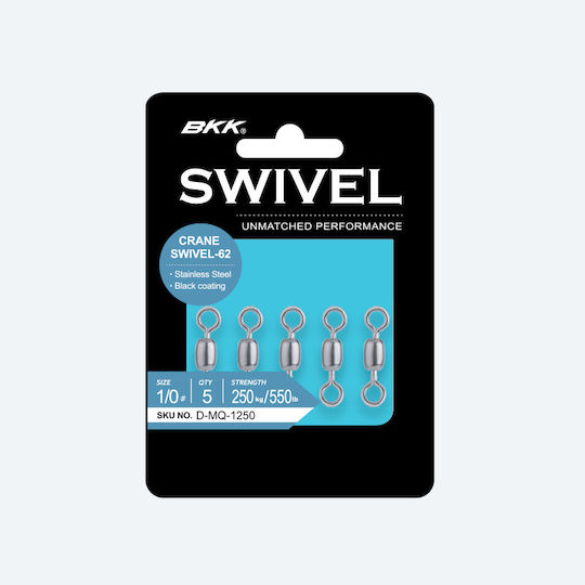 Sârmă Split Ring Bkk Crane Swivel 62 #1/0