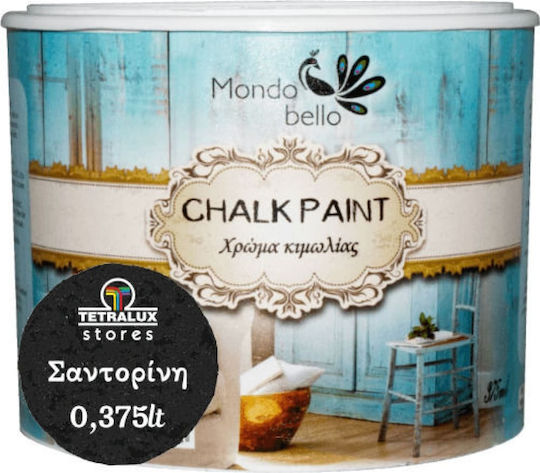 Mondobello Chalk Paint 375ml Fisherman - Black