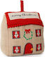 Christmas Decorative Door Stop Xmas Cottage 014.xmr4359 15x10x16cm