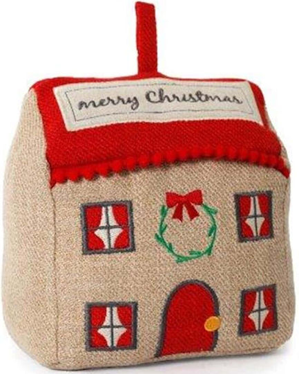 Christmas Decorative Door Stop Xmas Cottage 014.xmr4359 15x10x16cm